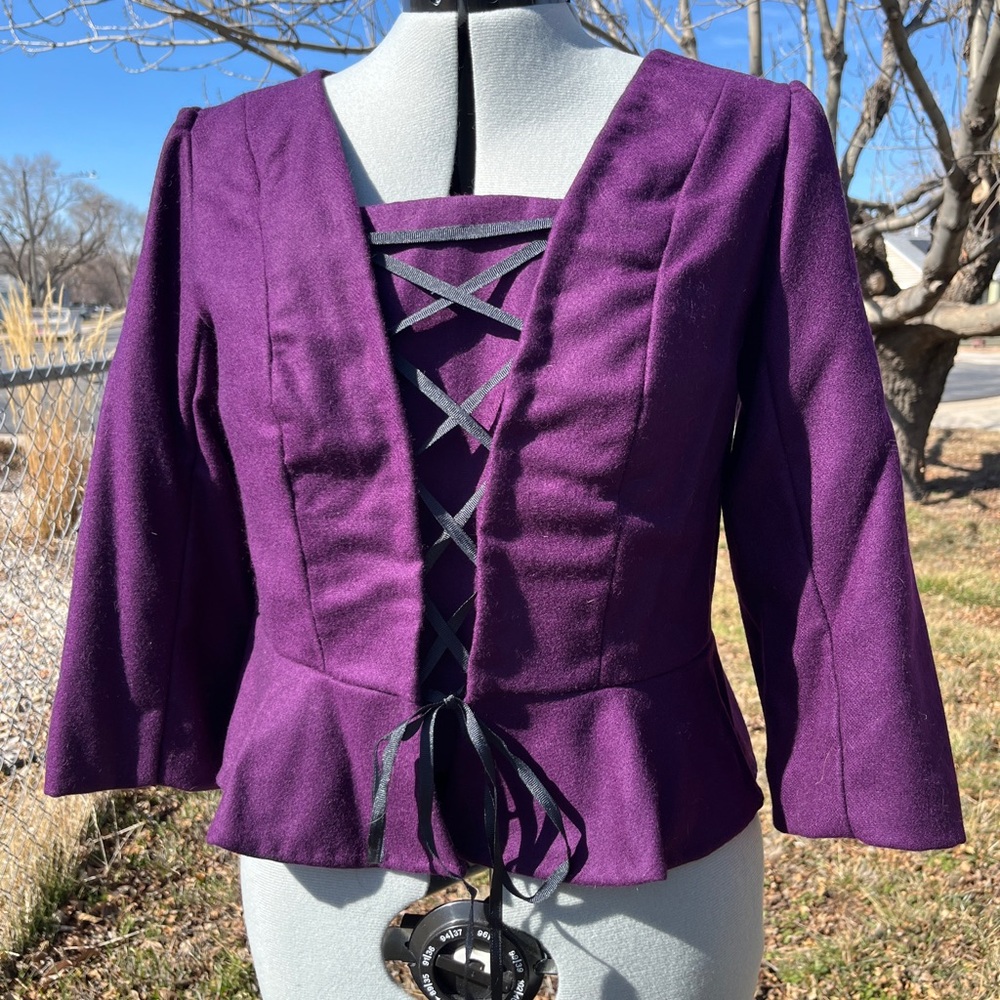 Outlander Purple Bodice - 18th Century Replica